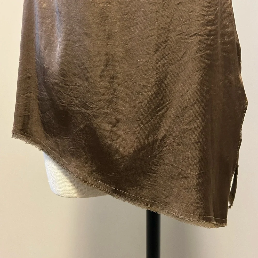 NWT Helmet Lang Silk Top - Picture 4 of 15